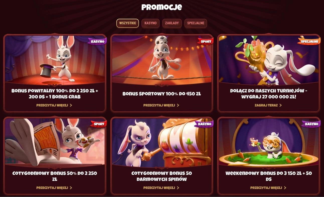 Bonus w kasynie online Magius Bonus w kasynie Magius